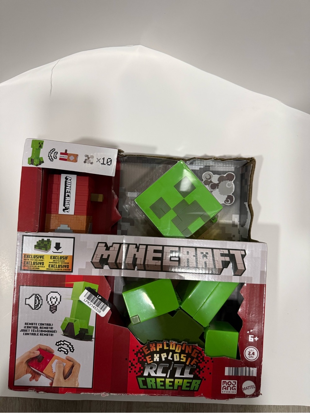 Mattel Minecraft Exploding RC Creeper Remote Control Toy - Picture 7 of 11